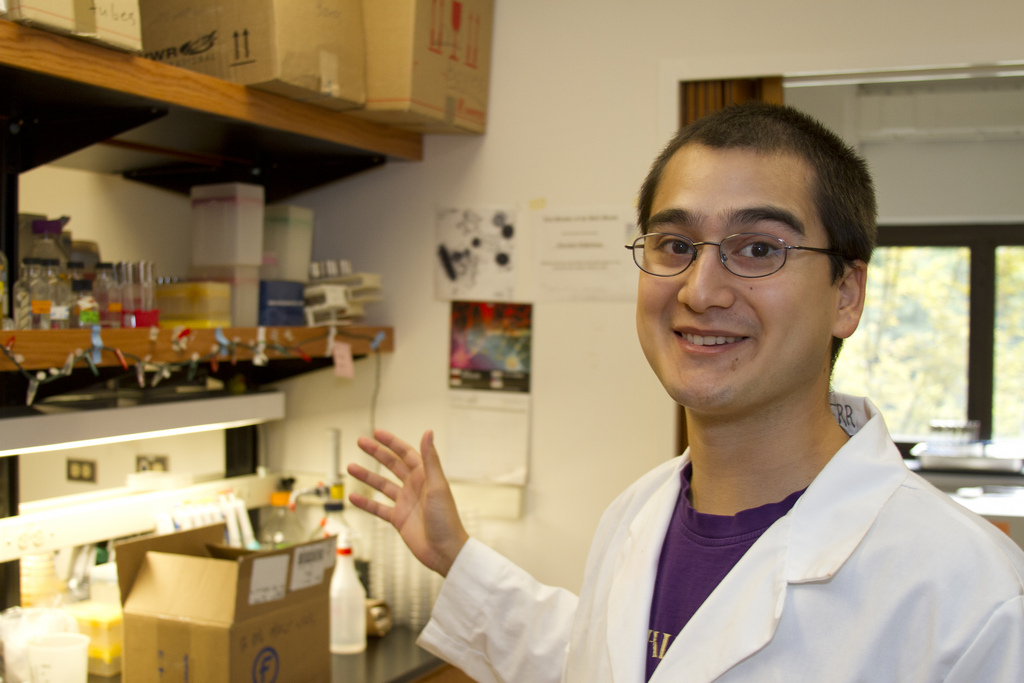 Josh Nahum in the Kerr Lab